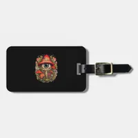 Cottagecore Aesthetic Mushroom Goblincore Design Luggage Tag