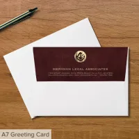 Elegant Legal-Themed Envelope