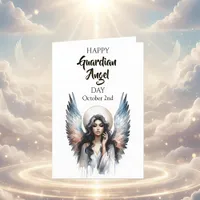 Happy Guardian Angel Day | (Hispanic) Card