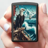 Eagle Atop The Ship Zippo Lighter