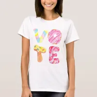 Fun Donuts and Candy Go Vote T-Shirt