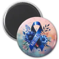 Myalgic Encephalomyelitis ME/CFS Awareness Ribbon Magnet