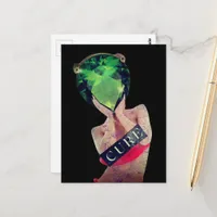  Sexy Surreal Gemstone Lady Collage  Postcard