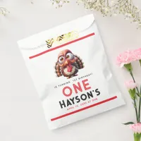 Oh what's fun Caricatures  Turkey 1st Birthday Favor Bag