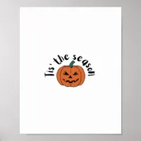 Tis The Season Funny Sloth Design Poster