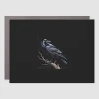 Crow, F-Caw-F Funny Bird Funny Quote Car Magnet