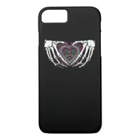 Skeleton Hand Heart Muertos Mexican Day Of Dead iPhone 8/7 Case