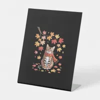 Leaf Fall Tree Hello Autumn Thanksgiving It’s Fall Pedestal Sign