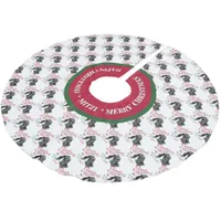 GOAT | Christmas Wishes Baby Goat Kisses Nubian 2 Brushed Polyester Tree Skirt