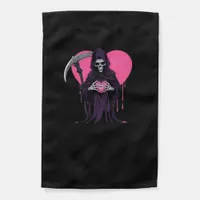 Heart Hands Reaper Classic Meme Garden Flag