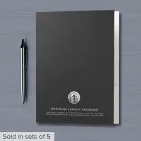 Business Logo Classic Professional Black Pocket Folder