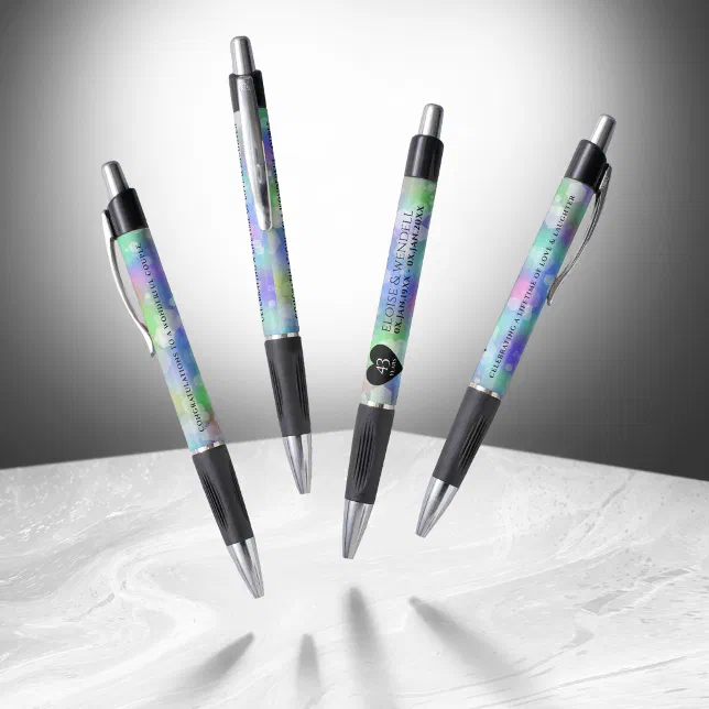 Elegant 43rd Opal Wedding Anniversary Celebration Pen