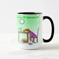 Never Give Up Lyme Disease Warrior Coffee Mug