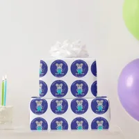 Cute and elegant little mouse custom Birthday Wrapping Paper