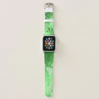 Elegant 20th Emerald Wedding Anniversary Apple Watch Band