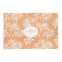 Hawaiian Palm Tree Silhouette Pattern Tacao ID1093 Placemat