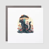 Cottagecore Aesthetic Goblincore Mushroom Fairycor Car Magnet