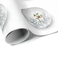 Floral sphere wrapping paper 