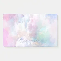 Dreamy Clouds and Stars Personalized  Post-it Notes