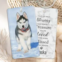 Pet Memorial Sympathy Pet Loss Photo Memorial Keychain