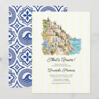 That’s Amore Amalfi Coast Italian Bachelorette Invitation