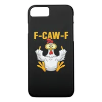 Crow F-Caw-F Funny Humor Gothic iPhone 8/7 Case