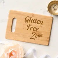 Gluten Free Warning Coeliac Celiac Engraved Cutting Board