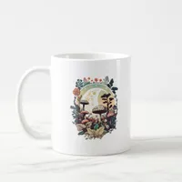 Aesthetic Goblincore And Cottagecore Mushroom Calm Coffee Mug