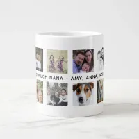 Custom Instagram Photos 12 Photos Collage Giant Coffee Mug