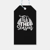 Tis Season To Careful - Retro Vintage Style Gift Tags