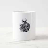 Till Death Do Us Classic & Quote Giant Coffee Mug