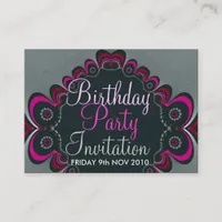 Birthday + All Occasion Party Invitation Card