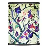 Vintage Pattern With Foliage and Butterflies Lamp Shade