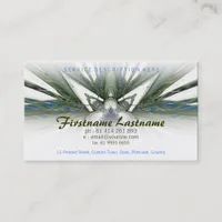 White SCiFi Business card