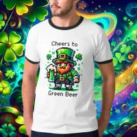 St Patrick's Day Leprechaun | Cheers to Green Beer T-Shirt