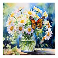 Vase of Daisies Pretty Floral   Acrylic Print