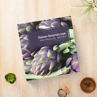 Vegetable Botanical Garden Notes Photo 3 Ring Binder