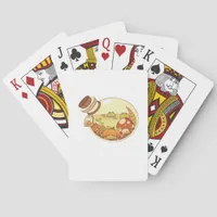 Fall Potion With Froggies Classic Poker Cards