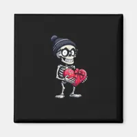 Funny Skeleton Men Women Skeleton Heart Valentines Magnet