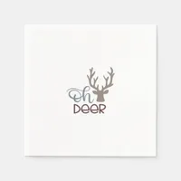 Oh Deer Retro Classic Design  Napkins