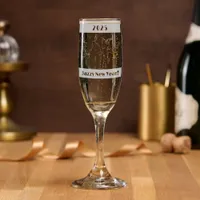 2025 Jazzy New Year engraved Champagne Flute