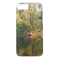 Forest Photograph off  the Mississippi River iPhone 8/7 Case