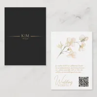 Pearl Blush Floral Elegance Wedding Website ID989 Enclosure Card