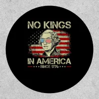 No Kings In America Since 1776 Vintage Flag Patch