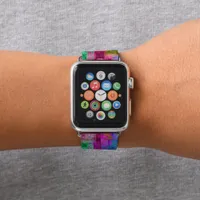 Abstract cubes - modern apple watch band