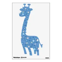 Decal - Blue Giraffe