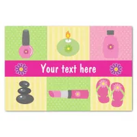 Girl Spa Birthday Party Tissue Paper