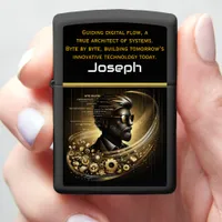 Digital Artist: Creativity in Tech Zippo Lighter