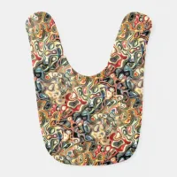 Abstract Art Baby Bib