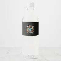 Eat Drink And Be Scary Halloween Party Funny Trend Water Bottle Label